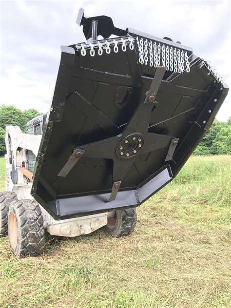 how much do skid steer brush cutter weigh|brush cutter attachment for bobcat.